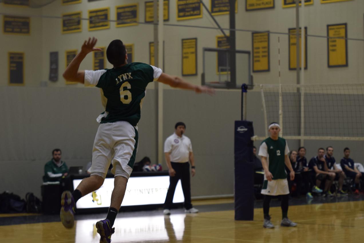 Eagles Soar Past Men's Volleyball
